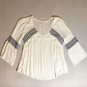 O’Neil embroidery detailed blouse